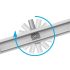 Fala Drenaj de dus 800 mm cu sifon rotativ Rotary