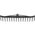 Flo Plastic cap grebla 16 dinti