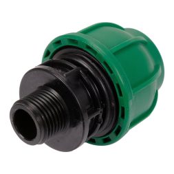 Flo Conector pentru tevi PE 25 mm 1/2M"
