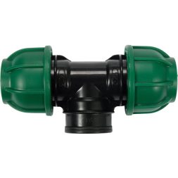 Flo Conector dublu pentru tevi PE 25x25 mm