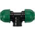 Flo Conector dublu pentru tevi PE 25x25 mm