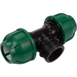 Flo Conector dublu pentru tevi PE 25x25 mm