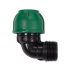 Flo Conector pentru tevi PE 90° 25 mm x 1" M