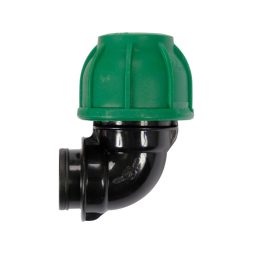 Flo Conector pentru tevi PE 90° 25 mm x 1/2" F