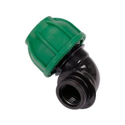 Flo Conector pentru tevi PE 90° 25 mm x 1/2" F