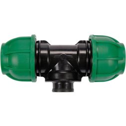 Flo Conector pentru tevi PE 32 mm x 1/2" x 32 mm