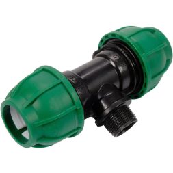 Flo Conector pentru tevi PE 32 mm x 3/4" x 32 mm M