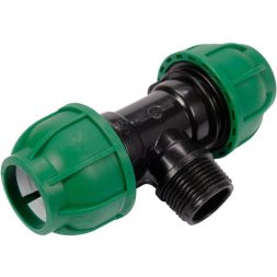 Flo Conector pentru tevi PE 32 mm x 1" x 32 mm M