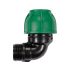 Flo Conector pentru tevi PE 90° 32 mm x 1" M