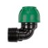 Flo Conector pentru tevi PE 90° 32 mm x 1/4" M