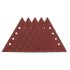 Graphite Smirghel Velcro triunghiular P120, 12 gauri 5 bucati