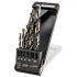 Graphite Set burghie pentru metal, 5 piese, 4-10 mm 124° HSS