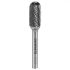 Graphite Cap de frezare rotunjit 12x45 mm, carbura cu tija de 6 mm