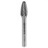 Graphite Cap de frezare cu arc ascutit 10x45 mm, carbura cu tija de 6 mm