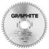 Graphite Panza de ferastrau circular din 185x2,8x30 mm 60 dinti, carbura