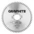 Graphite Panza de ferastrau circular din 180x2,8x30 mm 60 dinti, carbura