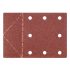 Graphite Smirghel cu Velcro 115x160 mm P80, 3 parti