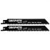Graphite Panza de ferastrau orbital 150x19x1,25 mm, 6 tpi 2 bucati