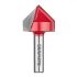 Graphite Freza orizontala tip V 25,4x25,4 mm, cu ax8 mm, HM