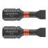 Graphite Torsion impact cheie bit SL5,5x25 mm, 2 bucati