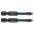 Graphite Torsion impact driver bit PZ1x50 mm, 2 bucati