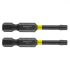 Graphite Torsion impact driver bit TX20x50 mm, 2 bucati