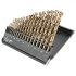 Graphite Set de burghie pentru metale din, 19 piese, 1-10 mm HSS Co