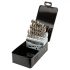 Graphite Set burghie pentru metal, 25 piese, set 1-13 mm HSS Co.