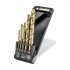 Graphite Set burghie pentru metal, 5 piese, 4-10 mm HSS TiN