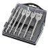Graphite Set de burghie plate pentru lemn, 6 piese, dimensiunea burghiului 10-25 mm