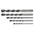 Graphite Set de burghie pentru beton, 5 piese, 4-10 mm prindere cilindrica