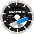 Graphite Disc de taiere diamantat 125x22,2x2,2 mm, segmentat