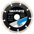 Graphite Disc de taiere diamantat 115x22,2x2,1 mm, segmentat