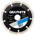 Graphite Disc de taiere diamantat 125x22,2x2,1 mm, segmentat