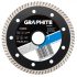 Graphite Disc de taiere diamantat 115x22,2x1,3 mm, turbo