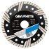 Graphite Disc de taiere diamantat 125x22,2x2,6 mm, turbo