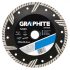 Graphite Disc de taiere diamantat 180x22,2x2,8 mm, turbo