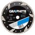 Graphite Disc de taiere diamantat 230x22,2x3,1 mm, turbo
