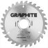 Graphite Panza de ferastrau circular 165x30 mm, 30 dinti aluminiu