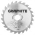 Graphite Panza de ferastrau circular 185x20 mm, 24 dinti