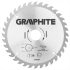 Graphite Panza de ferastrau circular din 185x20 mm, 36 dinti