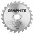 Graphite Panza de ferastrau circular din 190x30 mm, 24 dinti