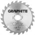 Graphite Panza de ferastrau circular din 200x30 mm, 24 dinti