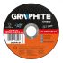 Graphite Disc de taiere 125x0,8x22,2 mm, pentru metal