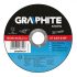 Graphite Disc abraziv 125x6,4x22,2 mm, pentru metal