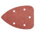 Graphite Smirghel pentru slefuitoare delta, velcro P40, 5 parti