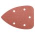 Graphite Smirghel pentru slefuitoare delta, velcro P60, 5 parti