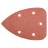 Graphite Smirghel pentru slefuitoare delta, velcro P80, 5 parti