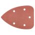 Graphite Smirghel pentru slefuitoare delta, velcro P120, 5 bucati