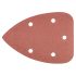 Graphite Smirghel pentru slefuitoare delta, velcro P150, 5 bucati